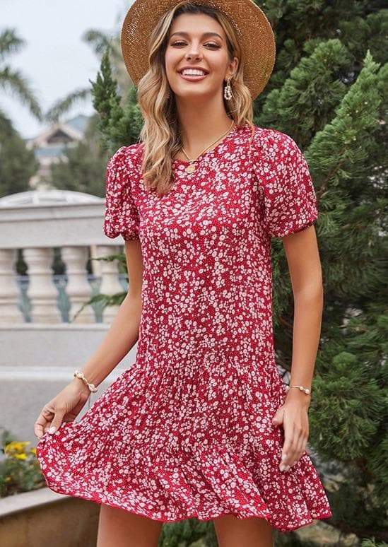 Brunch Soft Floral Tunic Dress ...